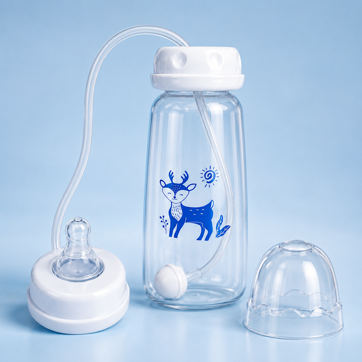 HappySip™ | All-in-One Baby Bottle