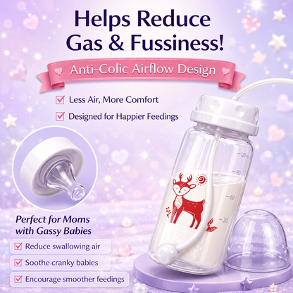 HappySip™ | All-in-One Baby Bottle