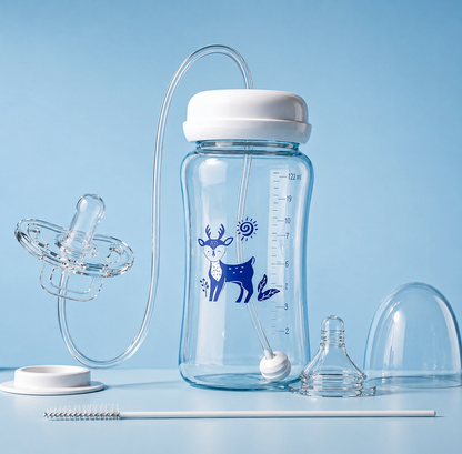 HappySip™ | All-in-One Baby Bottle